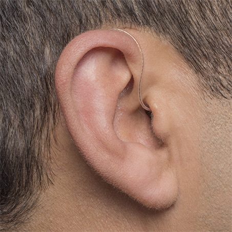 Mini Behind-The-Ear (BTE) hearing aid style