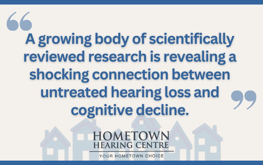 A growing body of scientifically reviewed research is revealing a shocking connection between untreated hearing loss and cognitive decline.